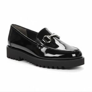 NIB Paul Green Nandi Black Patent Leather Size 8.5 Loafers!